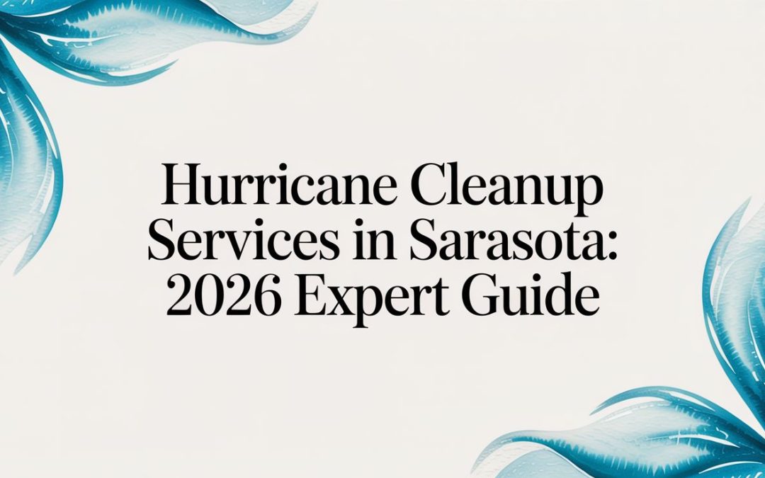 Hurricane Cleanup Services in Sarasota: 2026 Expert Guide